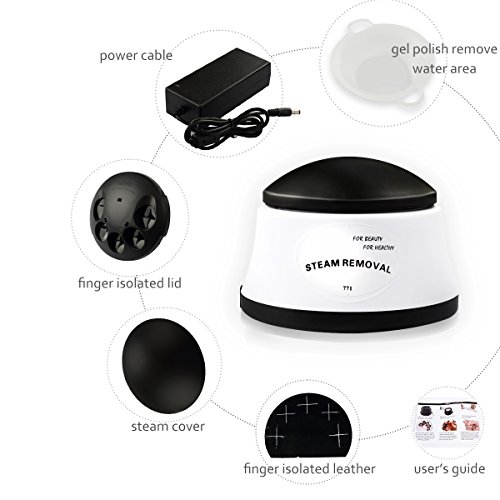 image for CoastaCloud Gel Nail Polish Remover Tool Steamer Machine Portable Elec