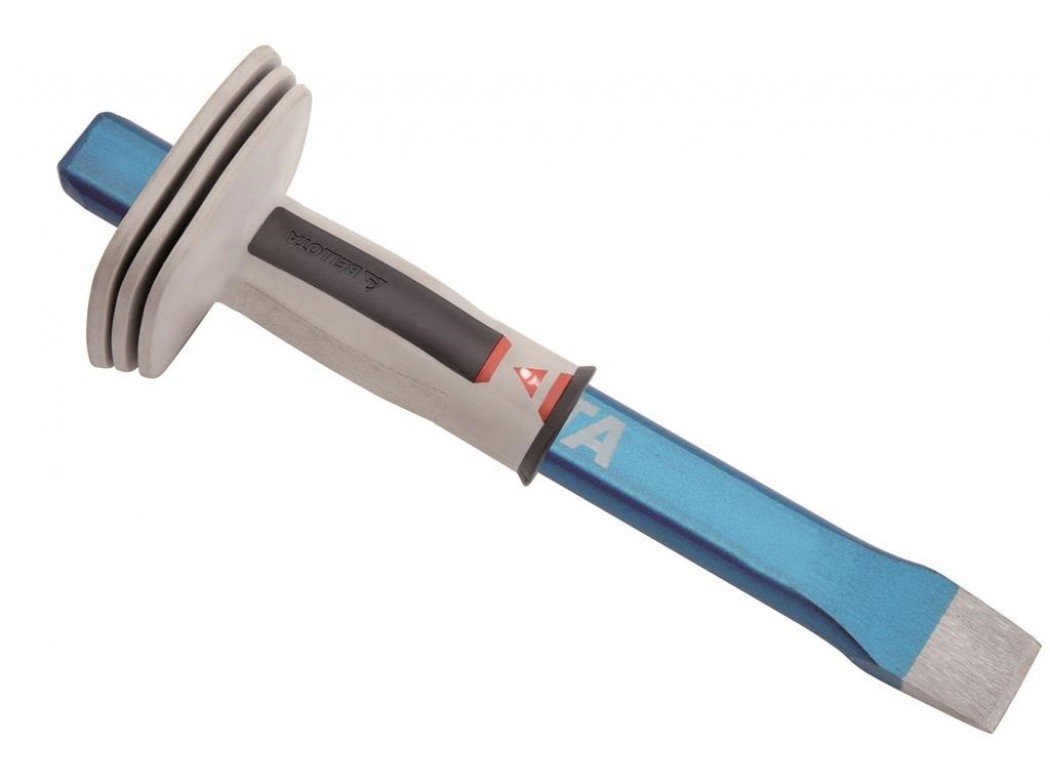 Bellota 8251-300 CP Chrome-Vanadium Flat Chisel with Guard - 300mm