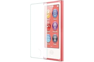 AudioPartner 9H Ultra-Thin Screen Protector Tempered Glass for iPod Nano 7 8 8th 8G LCD Screen Guard Film,Shockproof and Scra