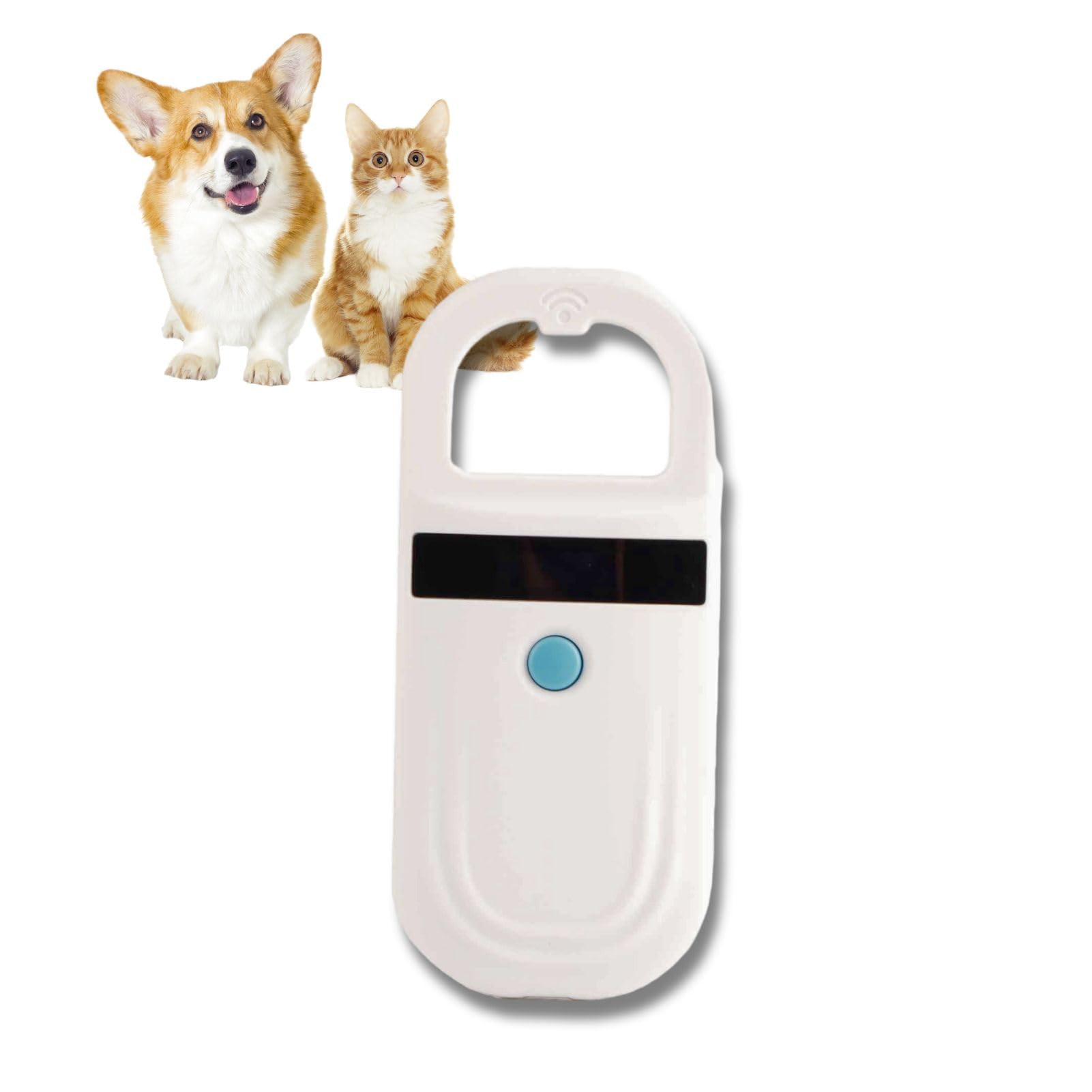 Sonew Animal ID Reader, LCD Display RFID Portable Microchip Handheld Pet Scanner for Dog