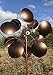 Bronzed Inverse Circles Wind Garden Spinner