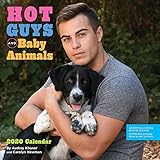 Hot Guys and Baby Animals 2020 Wall Calendar by Audrey Khuner, Carolyn Newman