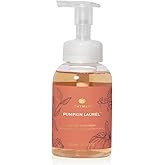 Thymes Foaming Hand Wash with Aloe & Glycerin - Fall Scented Foaming Hand Soap with Pump - Fall Decor - Fall Soap with Notes of Nutmeg, Cinnamon, Clove & Creamy Pumpkin (Pumpkin Laurel, 10.3 fl oz)