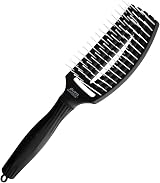 Olivia Garden Fingerbrush Ionised Nylon Bristles Medium Black view 2