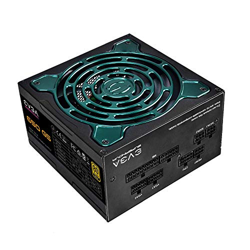 EVGA 220-G5-0650-X1 Super Nova 650 G5, 80 Plus Gold 650W, Fully Modular, ECO Mode with Fdb Fan, 10 Year Warranty, Compact 150mm Size, Power Supply