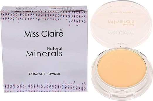 Miss Claire Natural Mineral Compact Powder, 23 Brown, 7 g