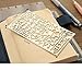 Yalis 60 Apertures Stainless Steel Stencil Hollow Drawing Template Number Alphabet Icon Tool DIY Photo Album/Diary/Letter Accessories Ruler -- ALL IN ONE (60 Apertures-A)