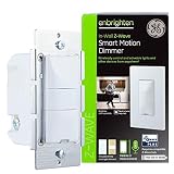GE Enbrighten Z-Wave Plus Smart Motion Light Dimmer, Works with Alexa, Google Assistant, 3-Way Compatible, ZWave Hub Required, Repeater/Range Extender, White & Light Almond, 26933