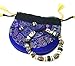 Tibetan Mala Embedded Medicine Wrist Mala for Meditation Handmade Draw String Silk Pouch (Multi Beads)
