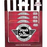 Steak 'n Shake Gift Cards, Multipack of 4 - $10