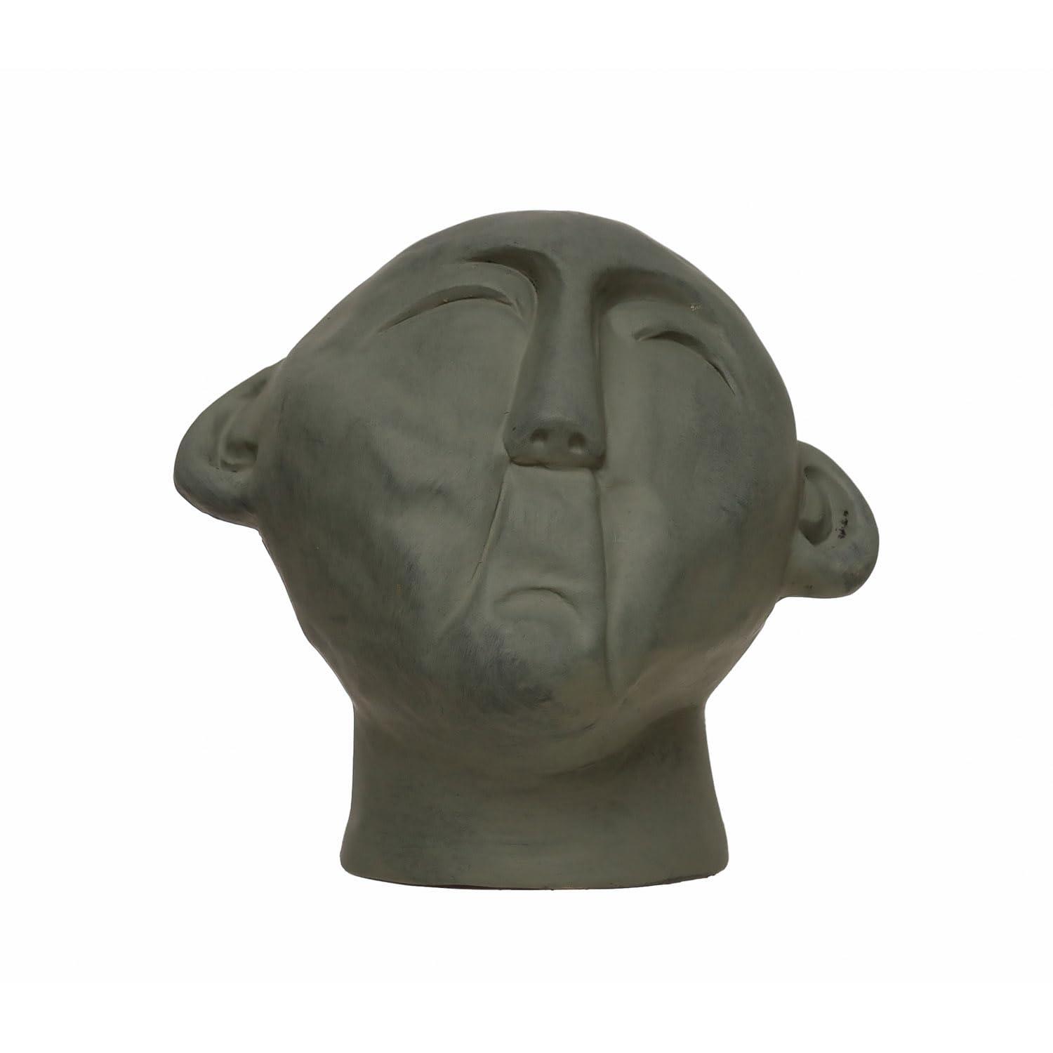 Bloomingville Bust, Terracotta, Black, 7" L x 6" W x 6" H