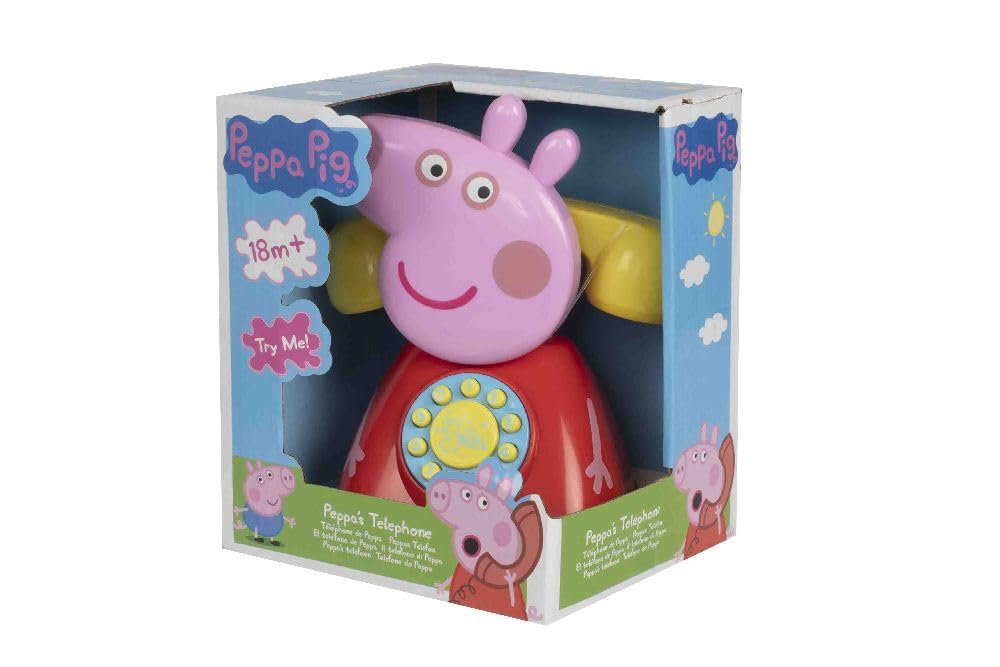 CYP 1684687 Teléfono Peppa Pig Phone, red
