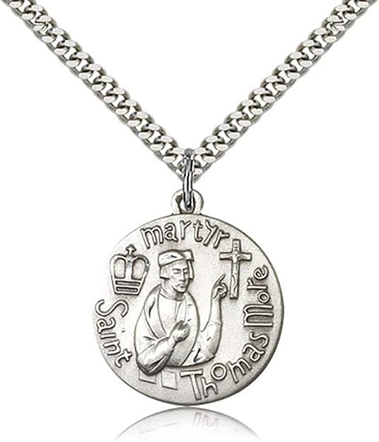 bliss Sterling Silver Saint Thomas More