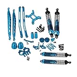 Mxfans Blue Aluminum Accessories Upgrade Parts for RC 1:10 AXIAL YETI ROCK RACER 90026 Racing Climbing Rock Crawler Set of 23