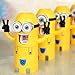 Minion Toothpaste Dispenser - Kids Toothbrush Holder - Minion Stickers Enclosed