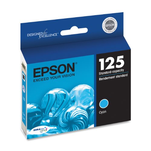 Epson T125220-S DURABrite Ultra Cyan Standard Capacity Cartridge Ink