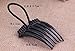 Bump UP Ponytail Hair Comb French Hide in Hair Twist 6 Teethes Side Comb Headpiece Grip Hair Clips Jewelry Accessory for Women Girls