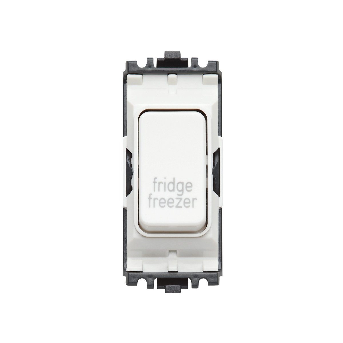MK Electric Aspect 20 Amp 1 Way DP Printed Switch Module for Fridge Freezer, K4896FFWHI