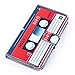 S5 Case, Gift_Source Brand Samsung Galaxy S5 Case, Luxury Fashion PU Leather Magnet Wallet Credit Card Holder Flip Case Cover for Samsung Galaxy S5 i9600/ Galaxy SV / Galaxy S V (2014) (Cassette Tape)
