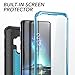 YOUMAKER Designed for Galaxy S9 Plus Case, Heavy Duty Protection Kickstand with Built-in Screen Protector Shockproof Case Cover for Samsung Galaxy S9 Plus 6.2 inch - Blue