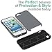 CellEver Heavy-Duty Case for iPhone 5/5s/SE (1st Gen 2016 Edition) - Dual Layer, Military Grade Protection, Elevated Screen & Camera Protection, Slim, Shockproof Non-Slip Phone Cover (Gray)