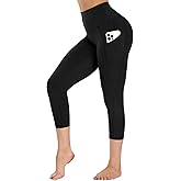 GAYHAY High Waist Yoga Pants with Pockets, Leggings for Women Tummy Control Compression Workout Leggings for Women