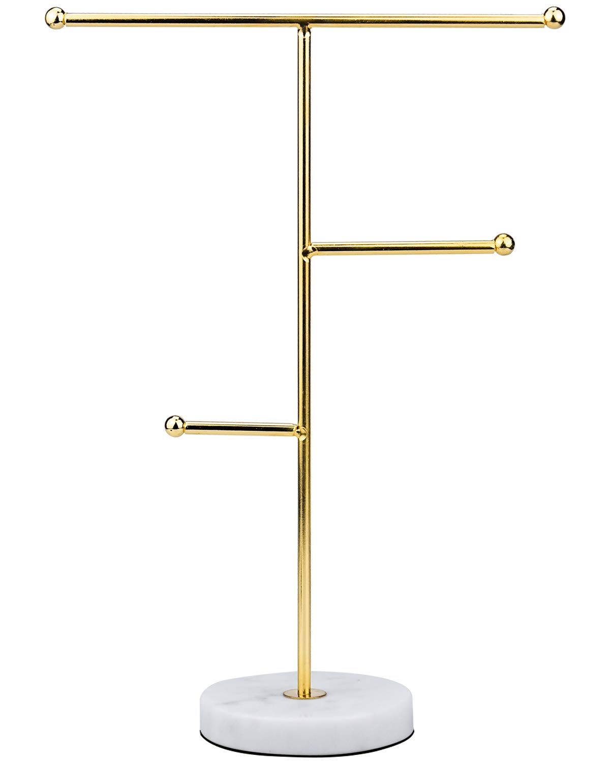 KARAA Jewellery Storage Display Stand with T-Bar for Necklaces, Bracelets and Earrings, Rings, Watches