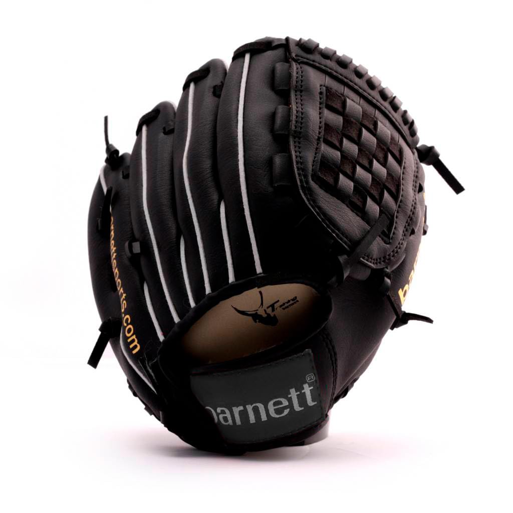 barnett JL-102 REG beginner infield baseball glove, polyurethane, size 10.2", black