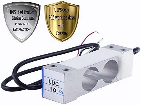 Lotoclub 10KG 22lb Single Point Aluminium Weighing Load Cell Sensor Pressure Transducer For Industry And Machinery/Electronic Scale