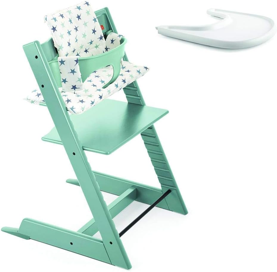 stokke high chair blue