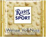 Ritter Sport White Whole Hazelnuts Chocolate 100 g