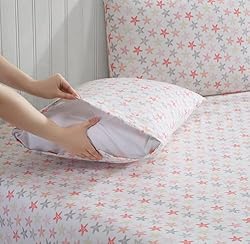 Beatrice Home Fashions Coastal Print Microfiber