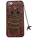 DADAWEN Unique Real Handmade Bird Chain Owl Hard Back Phone Case for iPhone 5 5S 6 6 Plus- Retail Packaging