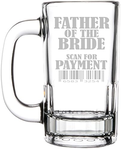 father of the bride beer mug