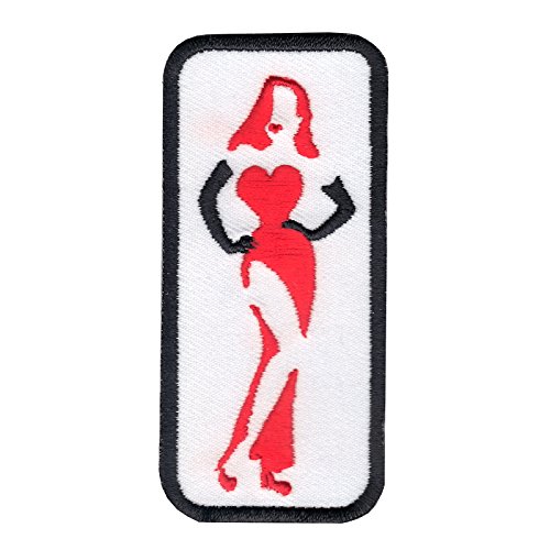 Jessica Rabbit Motif Iron On Embroidered Applique Patch