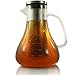 Dalkang Large Cold Brew Coffee Maker - 1.5L (48 oz) Glass Carafe with Removable Double Walled Stainless Steel Filter - Use to Brew Hot or Cold Tea or Coffee