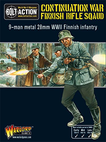 Warlord Games - Finnish Infantry Boxed Set (9 Man), 28mm Bolt Action Wargaming