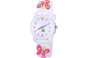 Venhoo Kids Watches Analog 3D Cartoon Waterproof Sport Children Toddler Wrist Watches Gifts for 3 4 5 6 7 8 9 10 11 12 Ages Girls Little Boys Child