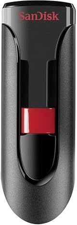 SanDisk Cruzer Glide 32GB USB 2.0 Flash Drive Black Red view 2