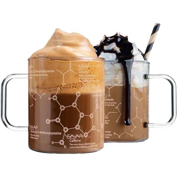 Greenline Goods Glass Tea Cups With Tea Chemistry Etching - 18 Oz Tumbler Set Of 2, Science Themed Mug - View #9