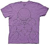 Dragon Ball Z Frieza Line Art Adult T-shirt
