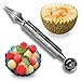 Watermelon Slicer Deluxe 3-PC Set (includes Stainless Steel Slicer/Tong Combo, Melon Baller/Carver-in-one, Flexible Plastic Edge Coring Knife)