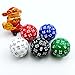 Bescon Fifty-Sided Die, 50 Sided Cube, 50 Sides Dice, 50-Sided D50 30mm Large Gaming Dice - Black Opaque Color with White Numbers