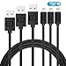 BYZ Charging Cable 6FT iPhone Charger Lightening Cable - 3 pack iPhone Cable USB Sync & Charging Cord for iPhone 7 Plus 7 6S Plus 6 Plus SE 5S 5C 5, iPad 234 Mini, iPad Pro Air, iPod - Black