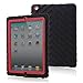 Apple iPad 2 iPad 3 iPad 4 Drop Tech Red Gumdrop Cases Silicone Rugged Shock Absorbing Protective Dual Layer Cover Case