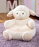 The Lakeside Collection Kids' Plush Animal Chairs - Lamb