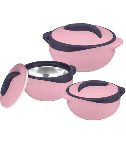 Amazon.com: Pinnacle Insulated Casserole Dishes with Lid 3 pc Set