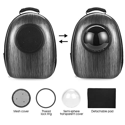 image for Aedo Travel Handbag Space Capsule Design for Cats Dogs &Small Animals,