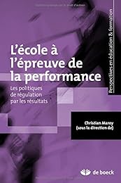 L' école à l'épreuve de la performance
