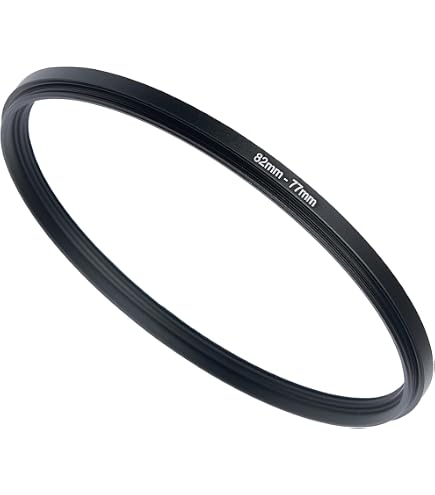 JJC 62mm To 52mm Step-Down Filter Adapter Ring – Black, 62-52mm, Model R6252